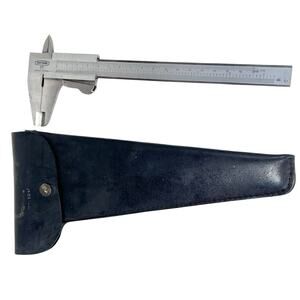 Vintage Craftsman 6” 15mm Stainless Caliper #40181 with Case